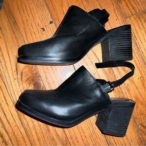 Intentionally Blank Honcho slingback mules size 7